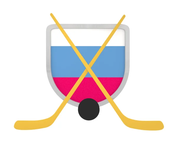 Изолированный хоккей на щите Словакии — стоковое фото
