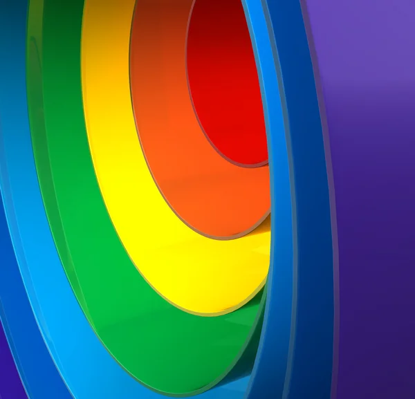 Close up of a rainbow — Stock Photo, Image