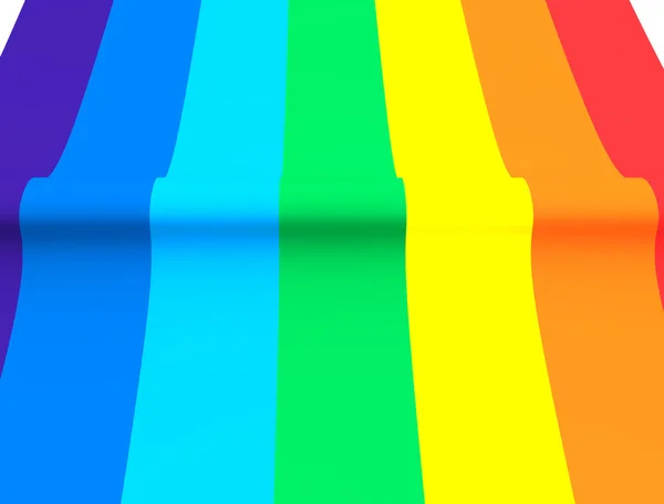 Primo piano di un arcobaleno — Foto Stock