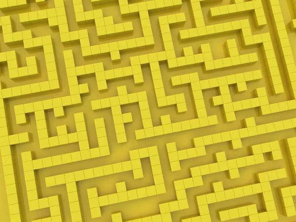 The gold maze — Stock Photo, Image