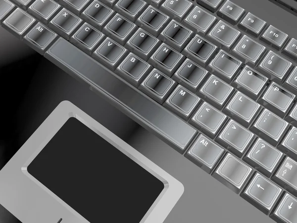 3d 键盘 — 图库照片