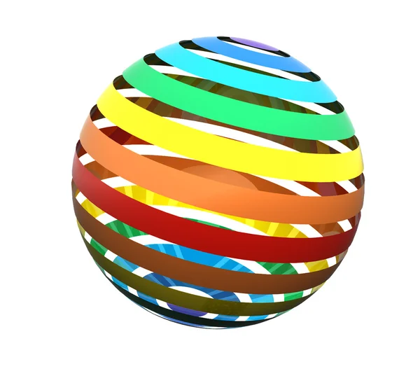 Close up van een regenboog bol — Stockfoto