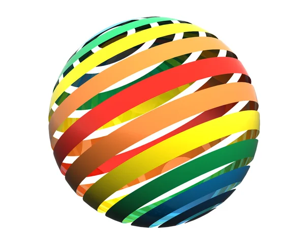 Zblízka rainbow koule — Stock fotografie