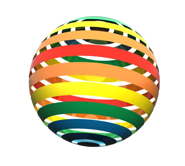 Primer plano de una esfera de arco iris — Foto de Stock