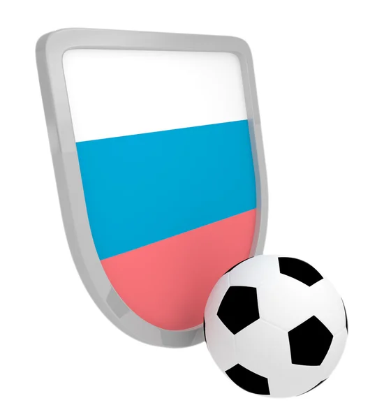 Словения щит футбол изолирован — стоковое фото