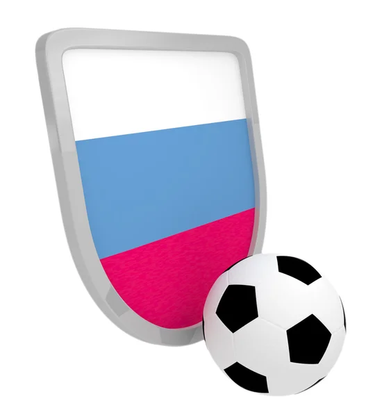 Eslovaquia escudo fútbol aislado — Foto de Stock
