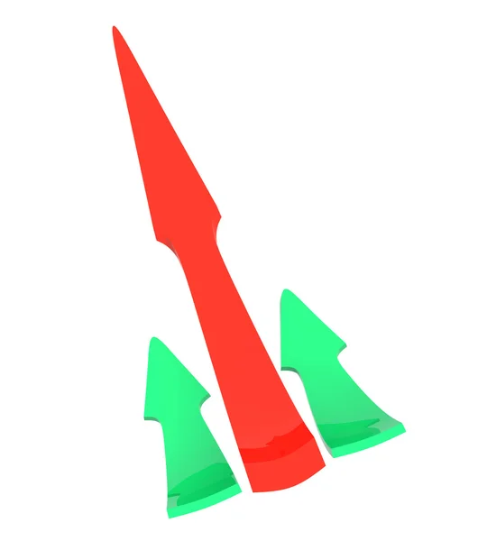 Close up of a arrow — Stock Photo, Image