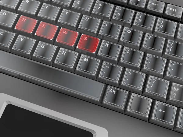 Palavra 'sucesso' em um teclado — Fotografia de Stock