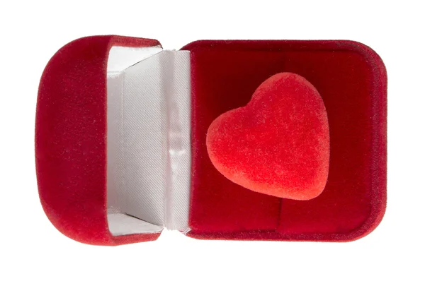 Pudełko z sercem — Zdjęcie stockowe