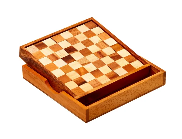 Puzzle delle barre di legno — Foto Stock