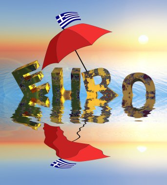 Euro crisis clipart