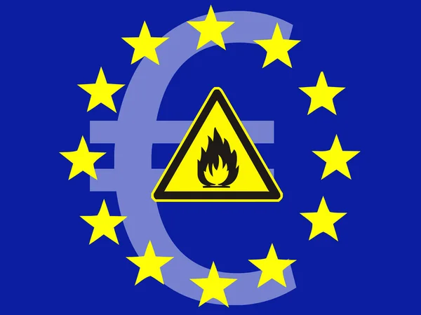 Euro crisis — Stockfoto