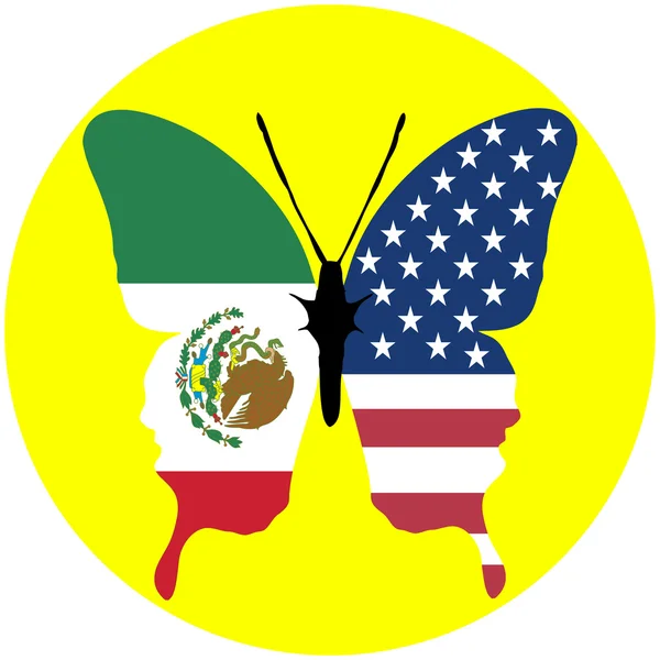USA and Mexico — Stock Photo, Image