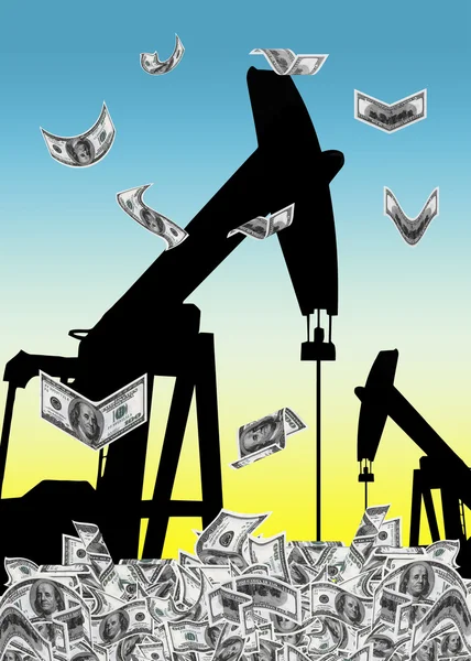 Petrodollar — Stockfoto