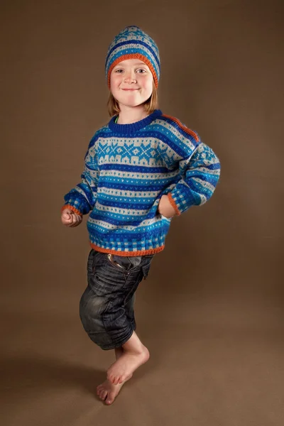 Dětské módní svetr — Stock fotografie