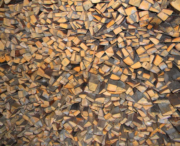 Комбінована пожежна деревина — стокове фото