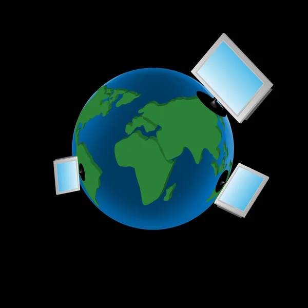 Worldnet internet — Wektor stockowy