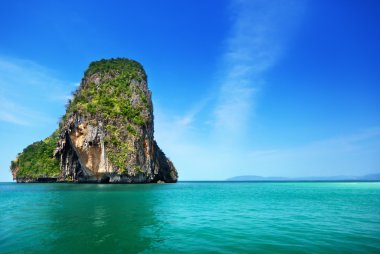 Rockson Railay beach in Krabi Thailand clipart