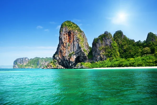Rockson pláže railay v krabi Thajsko — Stock fotografie