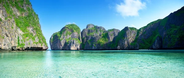 Pano de la bahía Maya Phi Phi isla Tailandia — Foto de Stock