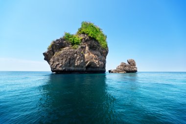 Islands in Andaman sea Thailand clipart