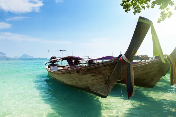 Човни в Таїланді — стокове фото