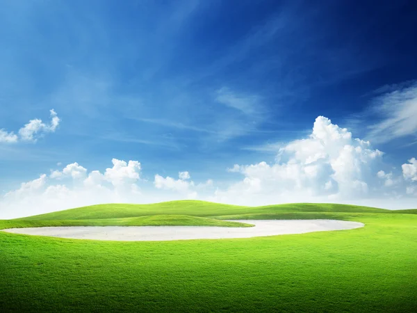 Golf field — Stock Photo, Image