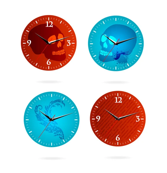 Grunge time set — Image vectorielle