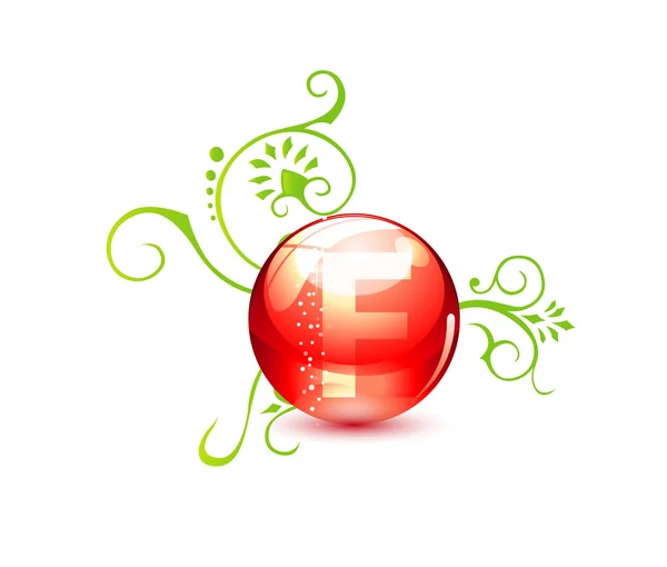 Signe décoratif de pilule rouge — Image vectorielle