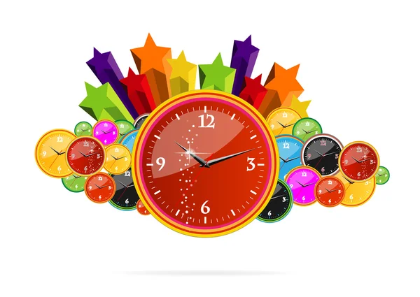Creative classic chronometer — Stock Vector