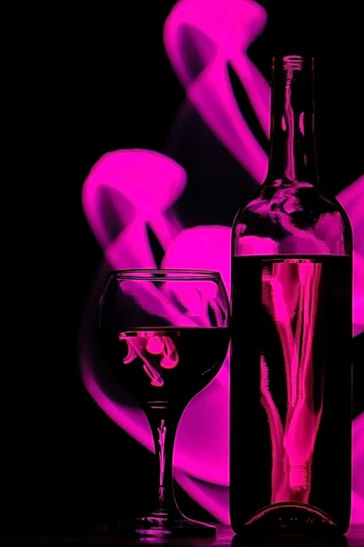 Вино, тлі абстракції — стокове фото