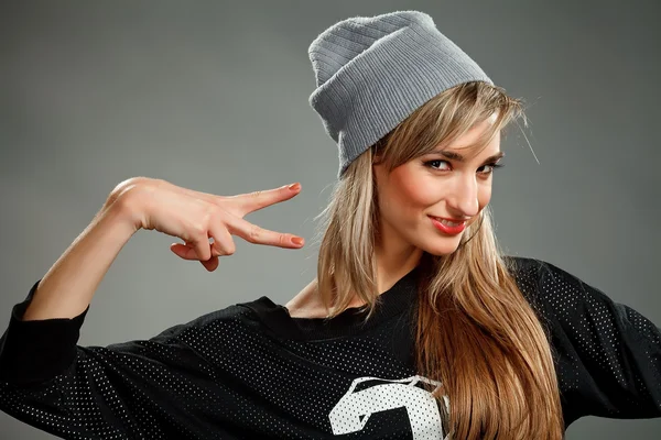 stock image Stylish hip hop girl