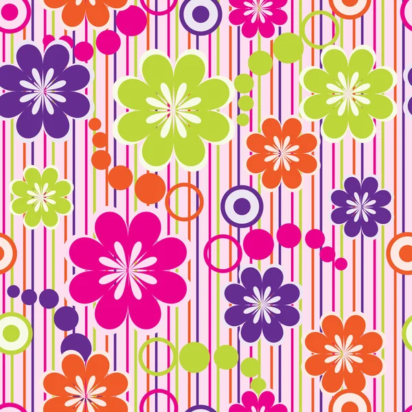 Abstract flower pattern — Stock Vector