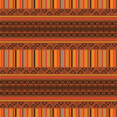 Africa stile ornament background clipart