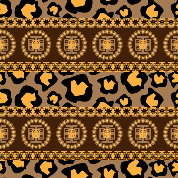 Africa stile ornament background — Stock Vector