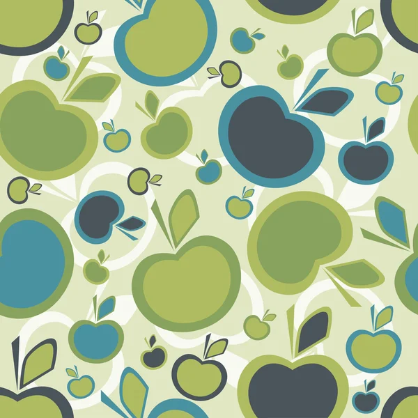 stock vector Apple seamless background