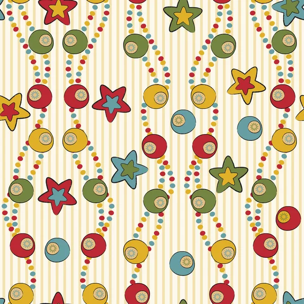 Christmas and New Year background — Stock Vector
