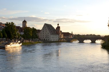 Regensburg günbatımı