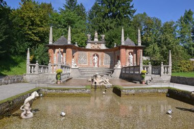 Fountain of Hellbrunn Coin clipart