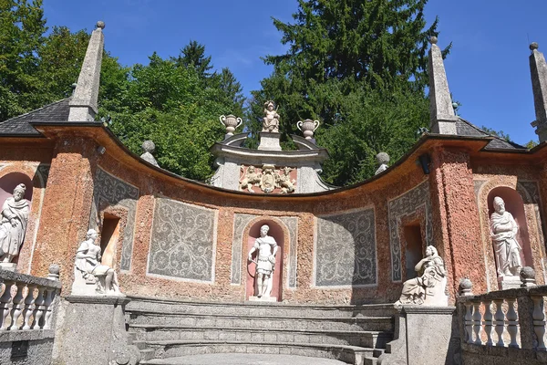 Brunnen der hellbrunner Münze — Stockfoto