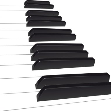 Piano background clipart