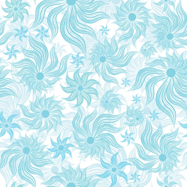 Art flower seamless background — Stock Vector