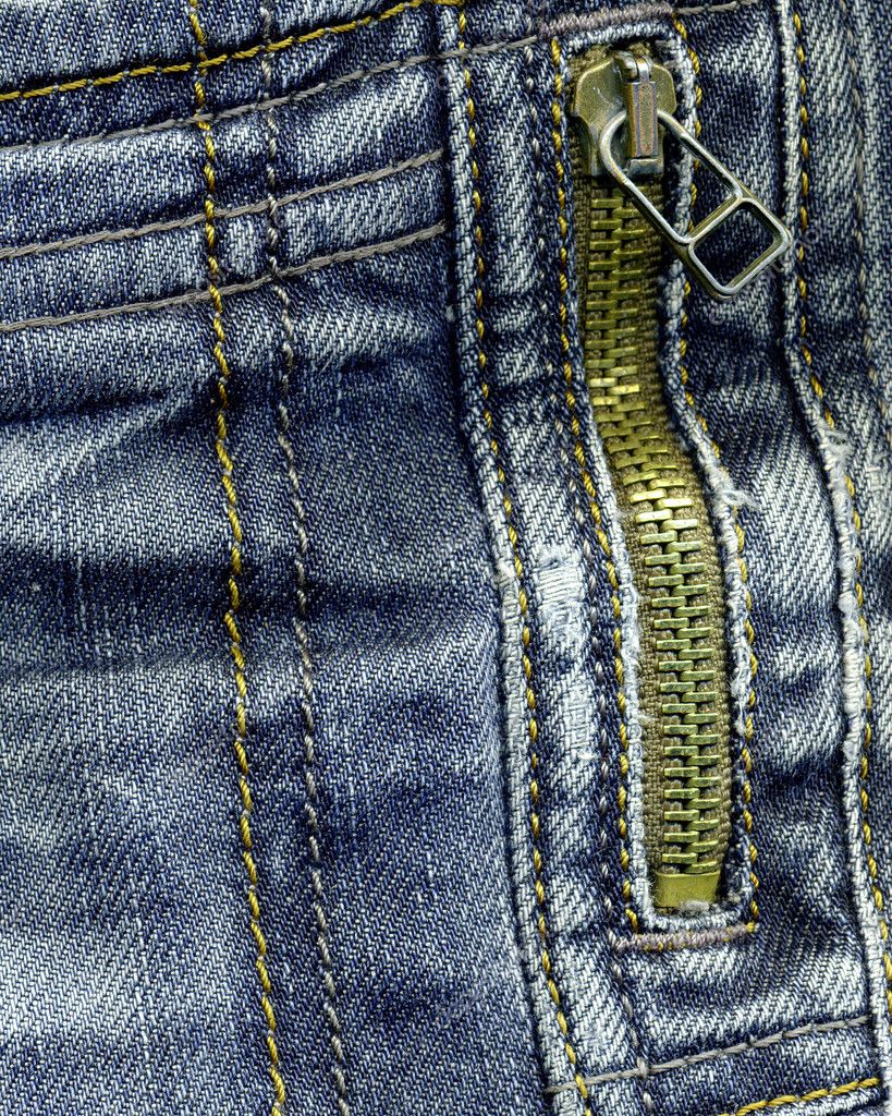Jeans zipper — Stock Photo © DigitalMagus #5866933