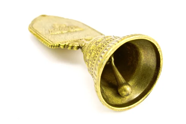 Brillante campana de mano antigua — Foto de Stock