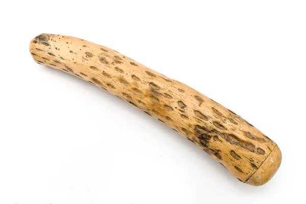 Rattle-shaker feito de madeira exótica — Fotografia de Stock
