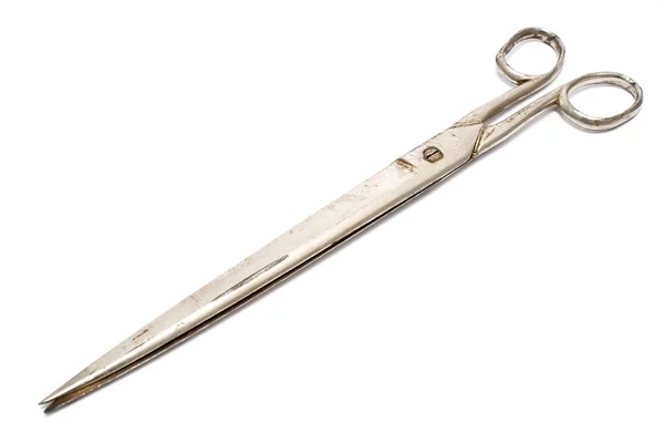 Very long old scissors — Stock Photo, Image