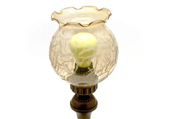 Антикварная настольная лампа — стоковое фото