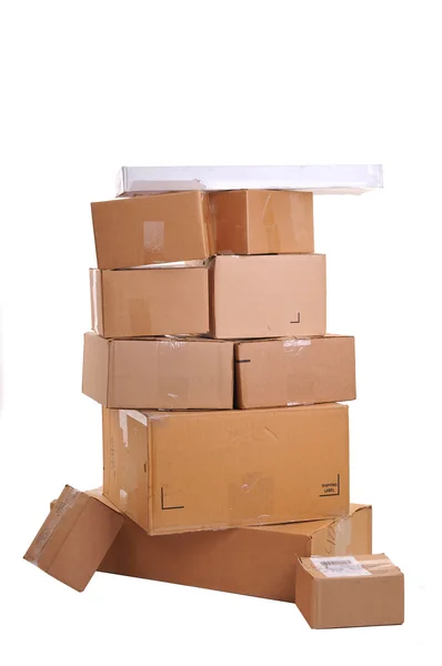 Kisten übereinander gestapelt — Stockfoto