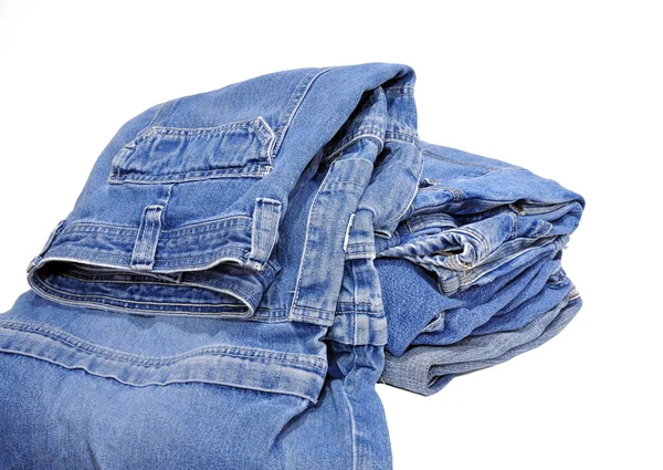 Голубые джинсы Лицензионные Стоковые Изображения