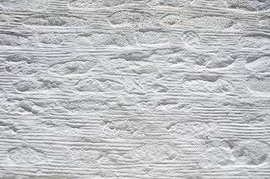 Texture of a white plastered Wall clipart